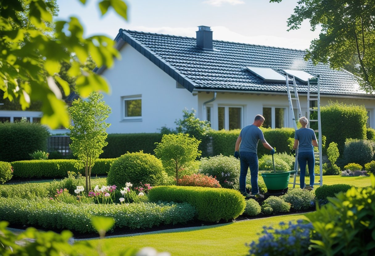 Saadan faar du en flot have og et rent tag med tagrensning pris og tilbud